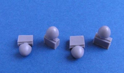 Pavla Models U72-144 Sunderland Mk.I propeller spinners for Italeri 1:72
