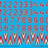 HAD DW32002 Decal Hungarian Nat.Insignias&Numbers 1990-98 1/32