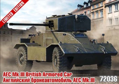 Zebrano 72036 Бронеавтомобиль AEC Mk.III 1/72