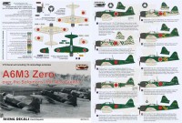 Rising Decals 72112 Decal A6M3 Zero over Solomons and New Guinea 1/72