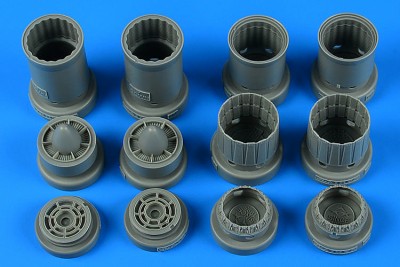 Aires 4848 F-4E/EJ/J/S Phantom II exh.nozzles (ZOUK.M.) 1/48