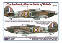 AML AMLC32035 Decals Czechoslovak pilots in Battle of Brit. 1/32