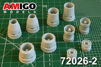 Amigo Models AМG 72026-2 Су-57 сопло двигателя АЛ-41Ф1С 1/72