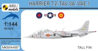 Mark I Models MKM-144187 Harrier T.2/TAV-8A/TAV-8S 'Tall Fin' 1/144