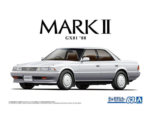 Aoshima 59241 TOYOTA GX81 MARK2 2.0 Grande TWINCAM24 '88 1/24