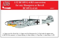 Aims AIMS32P017 Messerschmitt Bf-109G-4/R3 conversion (designed to be used with Hasegawa and Revell kits)Bf-109G-6] 1/32