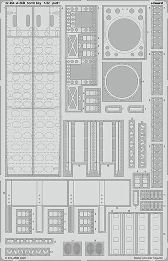 Eduard 32454 SET A-26B bomb bay (HOBYBB)