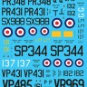 Aims AIMS48D043 F.XV, F.XVII & FR.47 Supermarine Seafires' 1/48