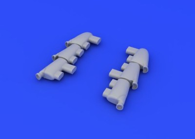 Eduard 648230 Hurricane Mk.I exhaust stacks 1/48