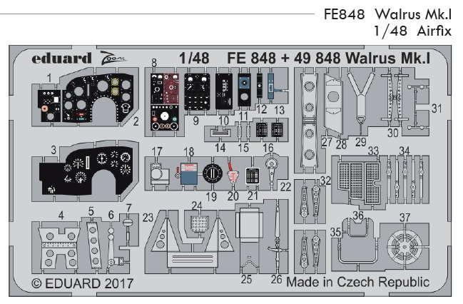 Eduard FE848 Walrus Mk.I 1/48 1/48