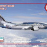 Восточный Экспресс 144130_2 Авиалайнер Б-737-400 Alaska Рыба ( Limited Edition ) 1/144