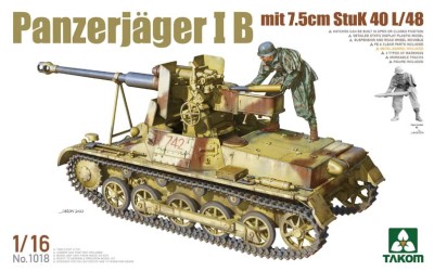 Takom 1018 Panzerjager IB mit 7.5cm Stuk 40 L/48 1/16