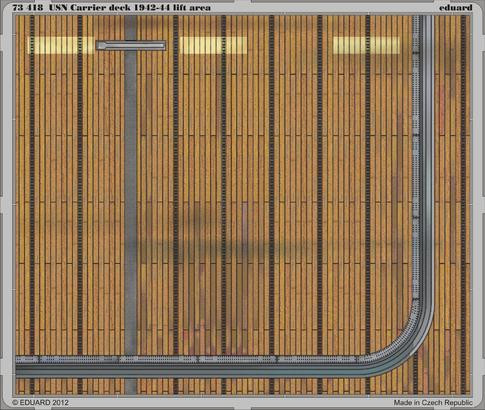 Eduard 73418 USN Carrier Deck 1942-44 lift area 1/72