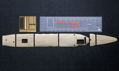 Hasegawa 72124 Фототравление Wooden Deck For Aircraft Carrier Akagi Three Flight Deck 1/350