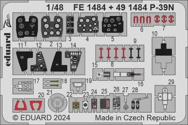 Eduard FE1484 P-39N (ARMA H.) 1/48
