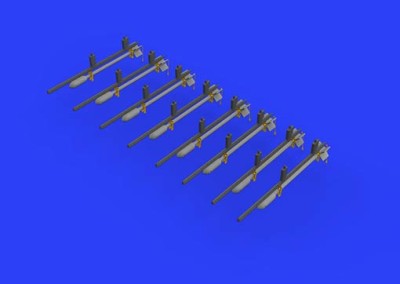 Eduard 648450 BRASSIN 1/48 RP-3 60lb rockets Tempest Mk.V (EDU)