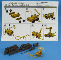 Metallic Details MDR4846 U.S. Navy torpedo loading cart 1/48