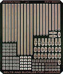 Extratexh EXTEV3507 Set Belts and buckles for luggage 1:35