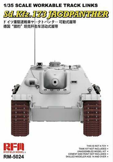 RFM 5024 1/35 Workable Track Links for Jagdpanther Ausf.G2 1/35