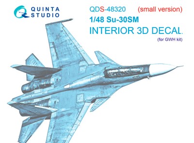 Quinta Studio QDS-48320 Су-30СМ (GWH) (Малая версия) 1/48
