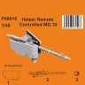 CMK P48016 Hetzer Remote Controlled MG 34 (3D Print) 1/48