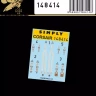 HGW 148414 Seatbelts CORSAIR (SIMPLY) 1/48