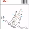 HGW 148414 Seatbelts CORSAIR (SIMPLY) 1/48