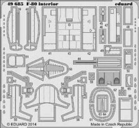 Eduard 49685 F-80 interior S.A.
