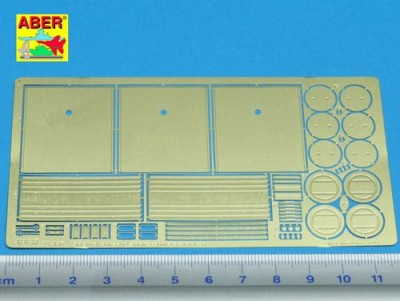 Aber 35A046 side fuel tanks for Soviet T-34 1/35
