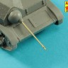 Aber 35L258 20mm gun barrel with prototype muzzle brake for nkm wz.38 FK-A used on TKS Tankette (designed to be used with IBG and RPM models kits) 1/35