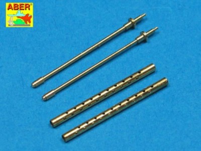 Aber A32017 Set of 2 U.S. cal.50 (12,7mm) standard barrels for aircraft machine guns Browning M2 1/32