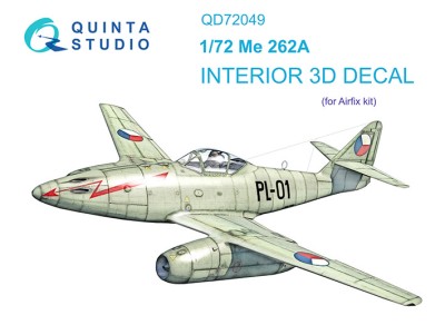 Quinta Studio QD72049 Me-262A (Airfix) 1/72