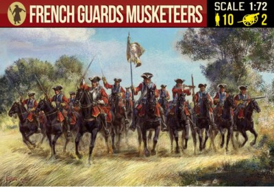 Strelets STR24272 French Guards Musketeers of the Guard War of the Spanish Succession 1/72