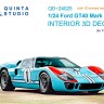Quinta studio QD+24025 Ford GT40 Mark II (Fujimi) (с 3D-печатными деталями) 1/24