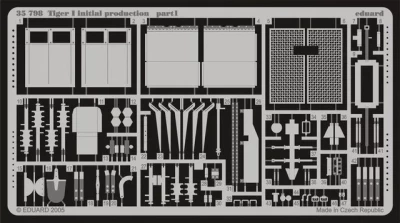 Eduard 35798 SET Tiger I initial production (DRAG) 1/35