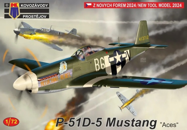 Kovozavody Prostejov 72483 P-51D-5 Mustang 'Aces' (3x camo) 1/72