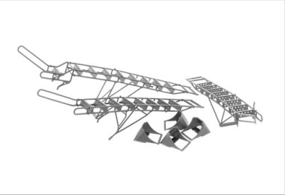 Lp Models 48037 Su-27UB early Ladder+Chocks Set+Serv.Ladder 1/48