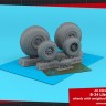 Armory ARAW48341 Consolidated B-24D/B-24J Liberator with weighted tyres type "d" 1/48