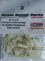 Kora Model DS72233 British Floatpl. Transp.undercarriage early 1/72