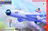 Kovozavody Prostejov 72100 MiG-21bis 'Fishbed' (Croatia,Bulgaria,HU,PL) 1/72