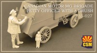 Copper State Models F35-027 Фигура, Старшина канадской мотострелковой бригады MG с кисточкой в руках 1/35