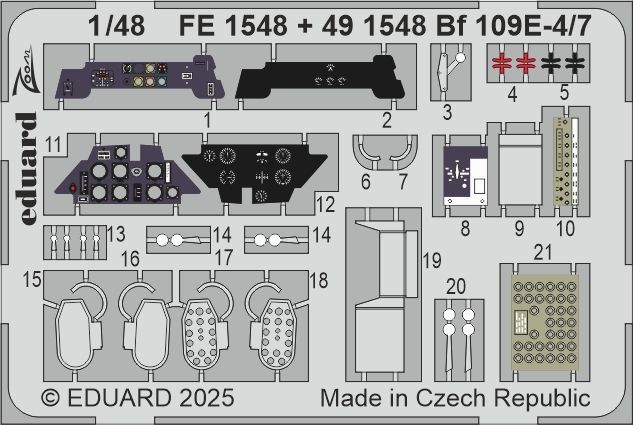 Eduard BIG49467 Bf 109E-4/7 (TAM) 1/48