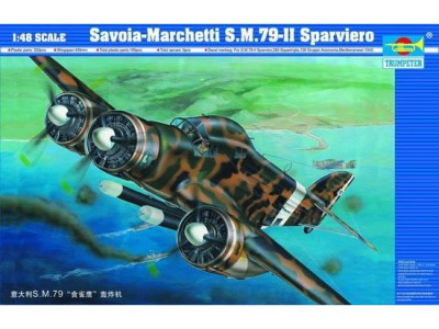 Trumpeter 02817 Самолет SM-79 &quot;Спарвиеро&quot; 1/48