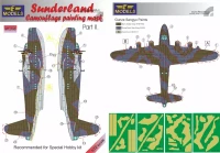 Lf Model M72150 Mask Sunderland Camouflage painting Pt.II 1/72