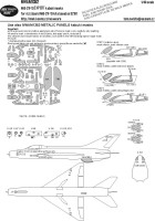 New Ware M1352 Mask MiG-21F-13 EXPERT (EDU) 1/48