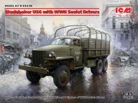 ICM 35510 Studebaker US6 с советскими водителями II МВ 1/35