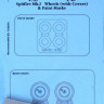 Aires 4781 Spitfire Mk.I wheels w/cov.& paint mask (TAM) 1/48