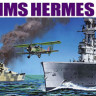 Aoshima 05102 Limited Edition Royal Navy Aircraft Carriers HMS Hermes Richelieu 1:700
