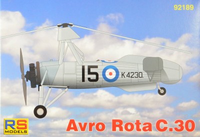 RS Model 92189 Avro Rota C.30 (RAF,Swiss,Sweden,Spain) 1/72