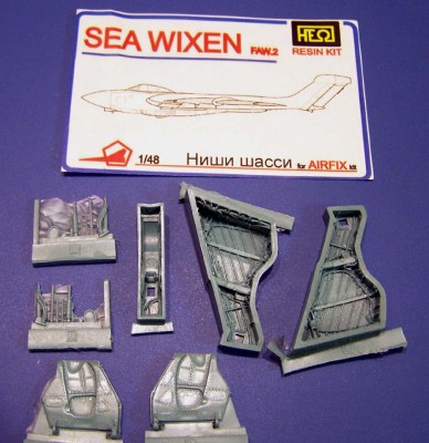 NeOmega 48010 De Havilland &quot;SEA VIXEN&quot; ниши шасси 1/48
